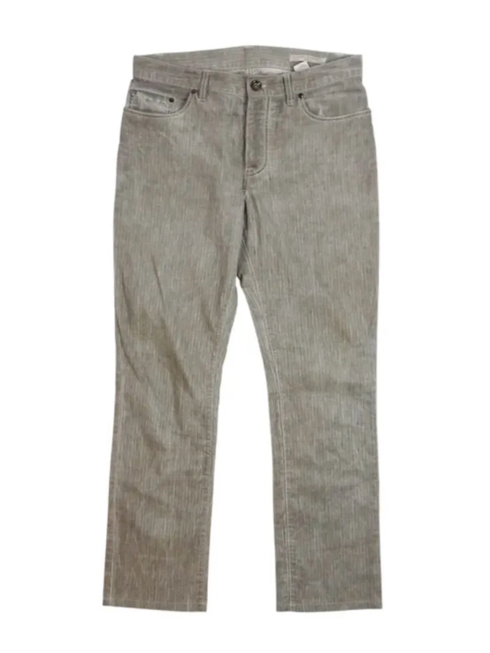 John Varvatos USA Gray Linen Classic Straight Pants Men’s 34 Coastal Luxury NWOT